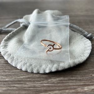 Rose gold peloton ring